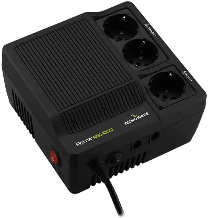 Tecnoware Stabilizator, TECNOWARE, Stabilizator Tensiune 1000VA, Monofazatm 3 Prize Schuko