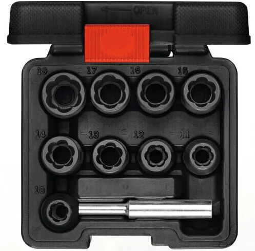 Gedore Set extractoare 1/2", 10 piese, Gedore
