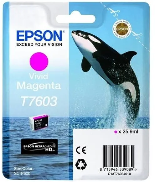 Banda etichete Epson Cartus de cerneala, Epson, T7603, Magenta