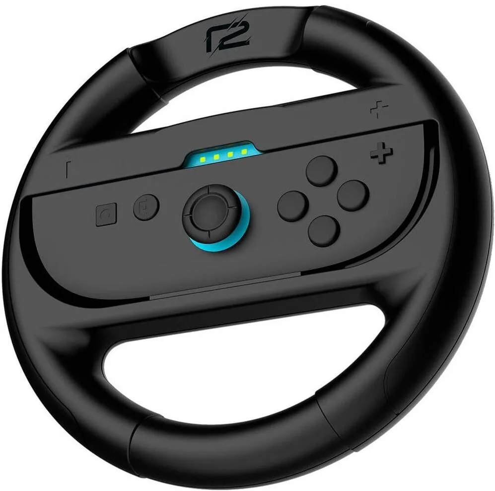 Volan ready2gaming Volan ready2gaming R2GNSW2JOYCWHEEL pentru Nintendo Switch 2, 2 bucati Negru