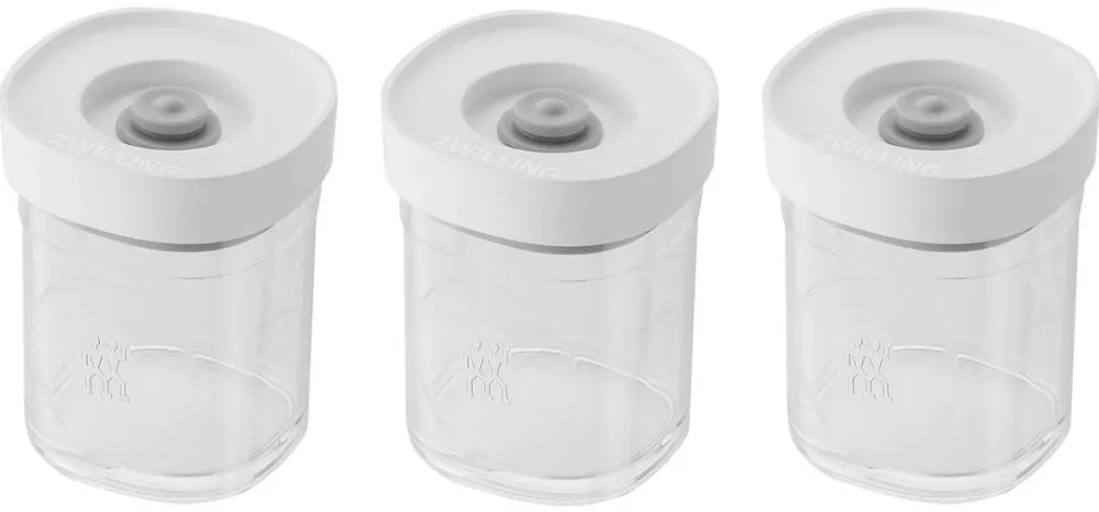 ZWILLING Set 3 cutii alimentare ZWILLING FRESH & SAVE CUBE, 120 ml, gri