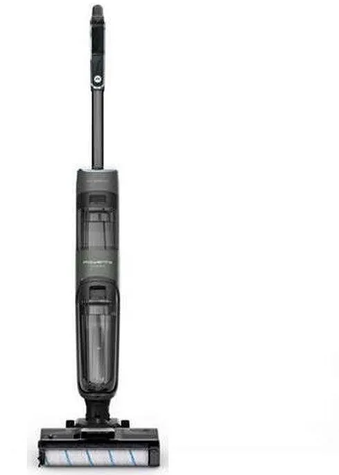 Aspirator ROWENTA Aspirator vertical cu spalare Rowenta X-Clean 4 GZ5035WO, 200W, 425 RPM, Autonomie 50 minute, Baza de incarcare, Compatibil cu detergentii, Functie autocuratare, Gri/Negru