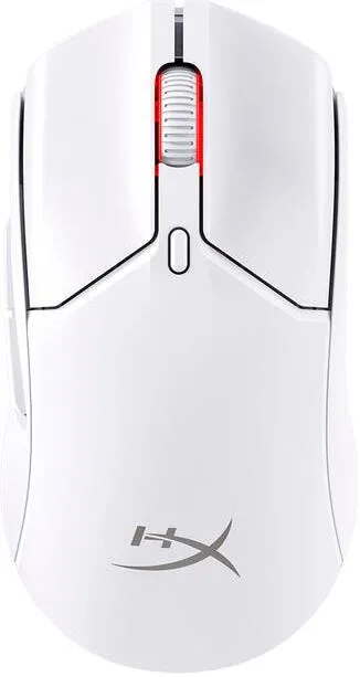 Mouse HyperX Mouse gaming wireless HyperX Pulsefire Haste 2 Mini, timp de raspuns 8000Hz @ 0,125 ms, rezolutie: 26000 DPI, iluminare RGB, durata de viata baterie pana la 100 ore, alb