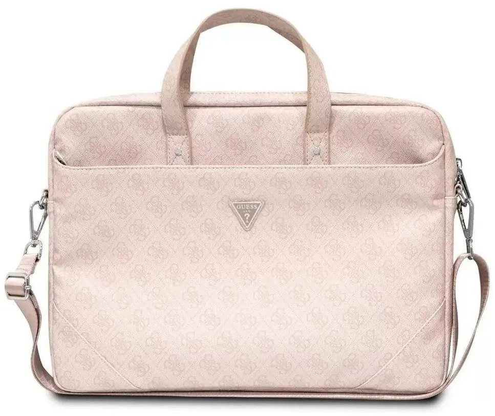 Guess Geanta pentru laptop, Guess, Policarbonat/Poliuretan, 16'', Roz