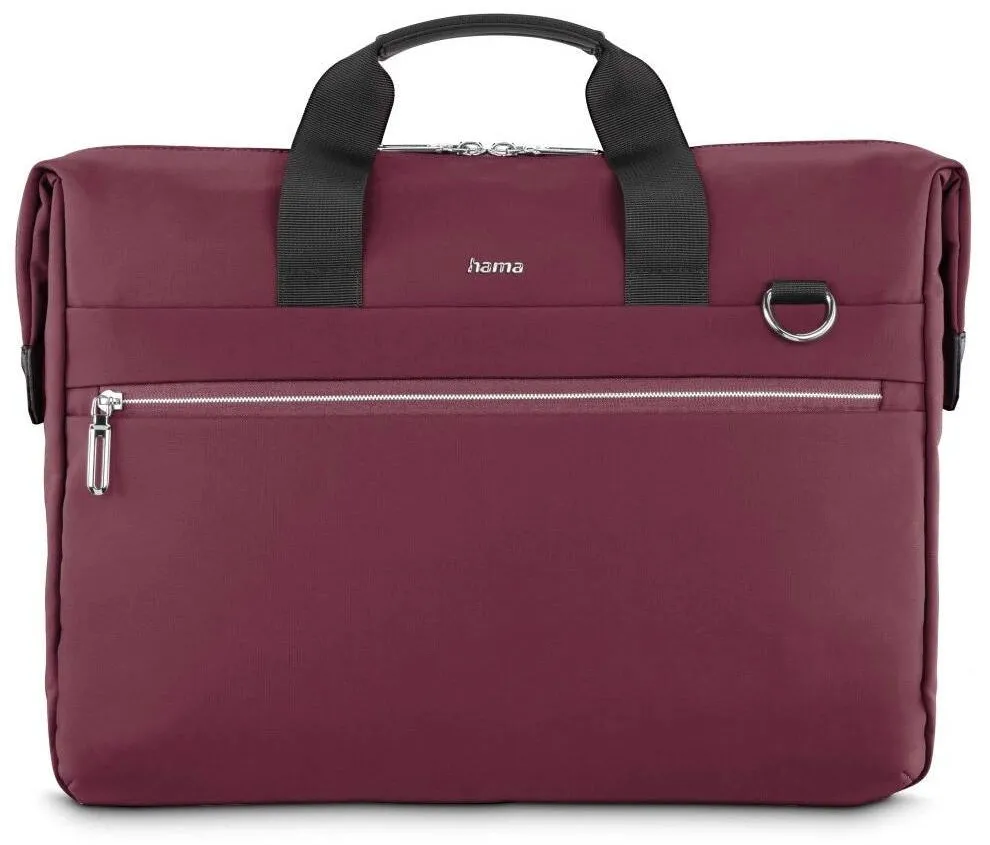 HAMA Geanta laptop, Hama, 35,8 cm (14.1"), rosie, cu manere si curea detasabila
