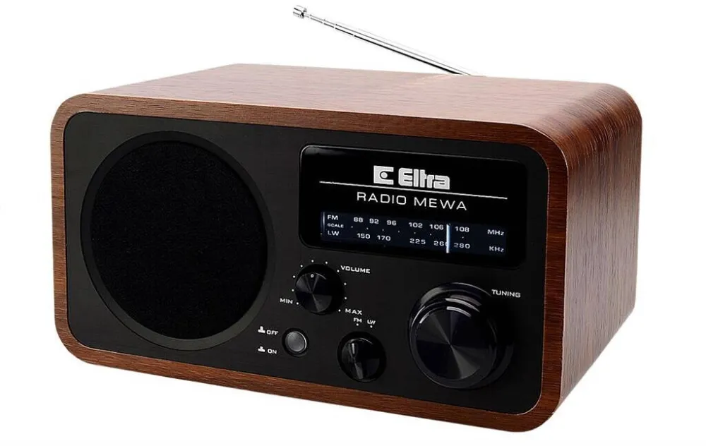 Eltra Radio Eltra Mewa, FM/LW, 2.5W, negru, 235x163x125mm