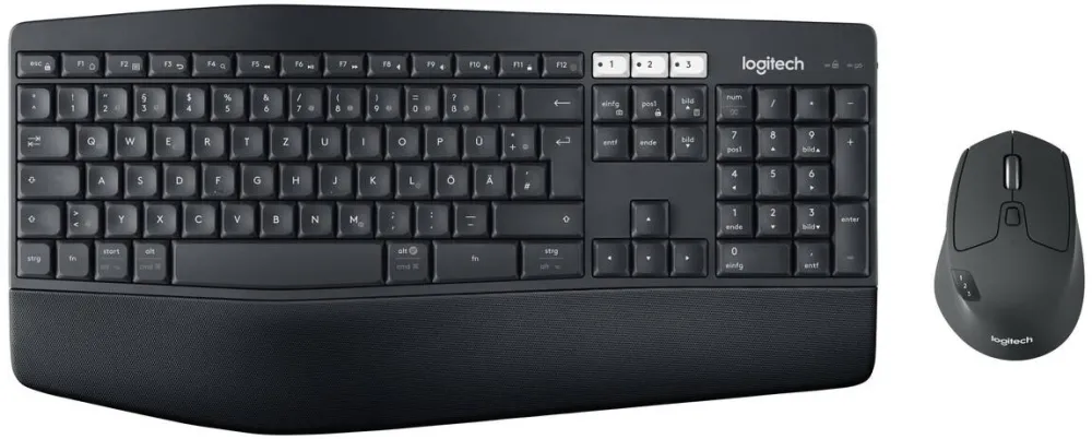 Kit Periferice LOGITECH Set tastatura si mouse, Logitech MK850, wireless, negru, 120x120x25mm