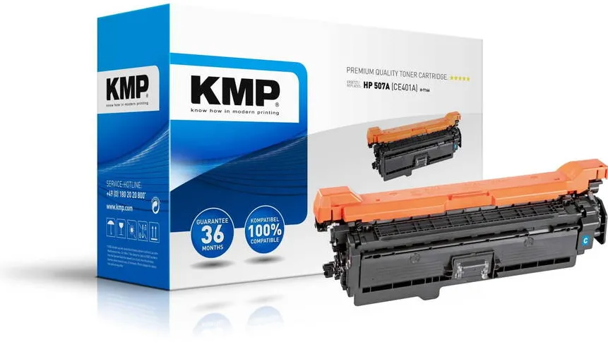 Toner imprimanta KMP Toner H-T166, KMP, 6000 de pagini, Cyan