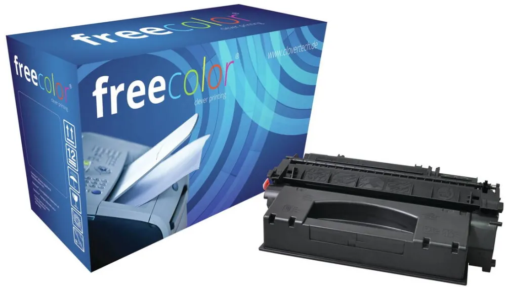 Toner imprimanta Freecolor Cartus toner, Freecolor, 6000 Pagini, Negru
