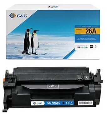 Toner imprimanta G&G Toner compatibil G&G cu HP CF226A, Canon 052, NT-PH226C, HP 26A, negru, 3100s
