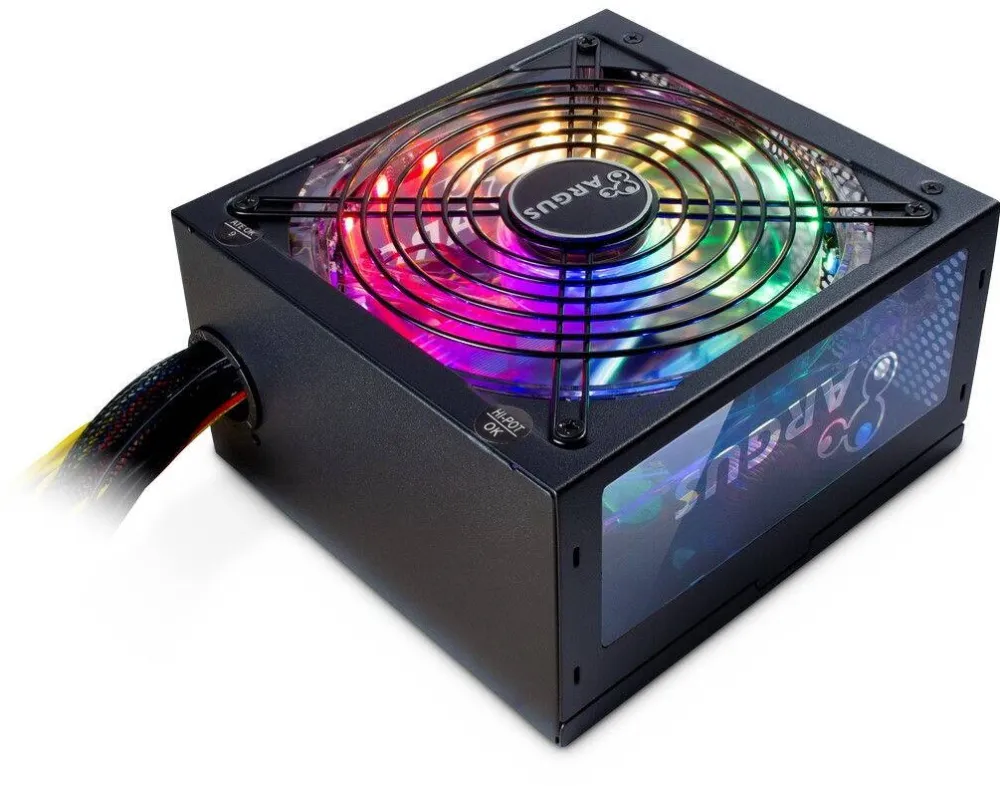 Sursa PC Argus Sursa de alimentare PC, Inter-Tech, 500W 80+ Bronze Argus RGB-500 II, Negru