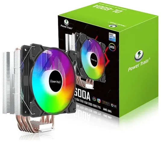 Cooler Power Train Racitor CPU Power Train DL-600A 190W ARGB, pentru socket AM4