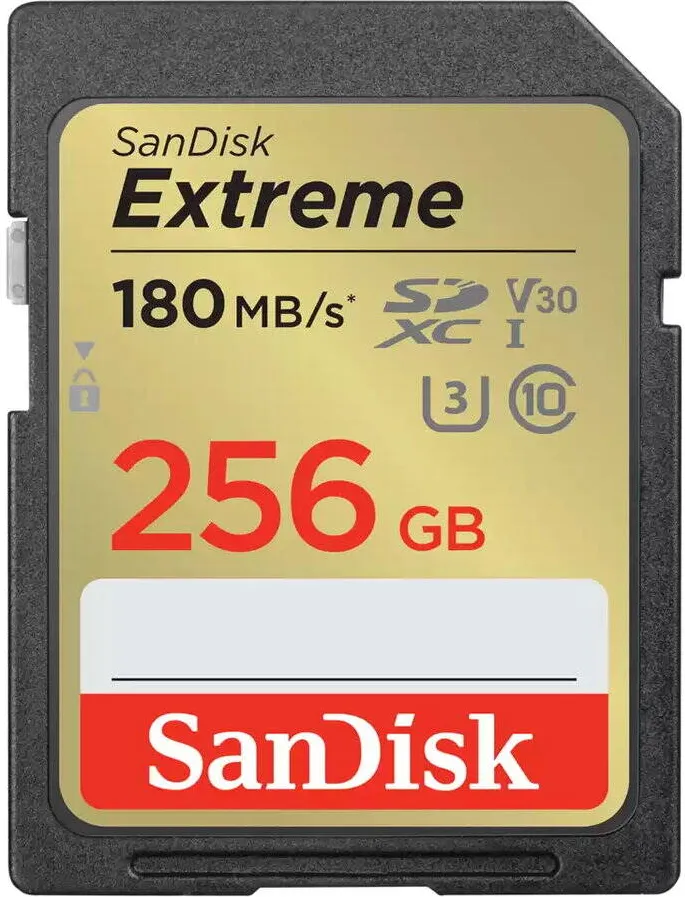 Card de Memorie SanDisk Extreme 256GB SDXC, UHS-I, Class 10