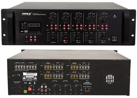 BST Mixer cu amplificare 70V-100V 4X120W
