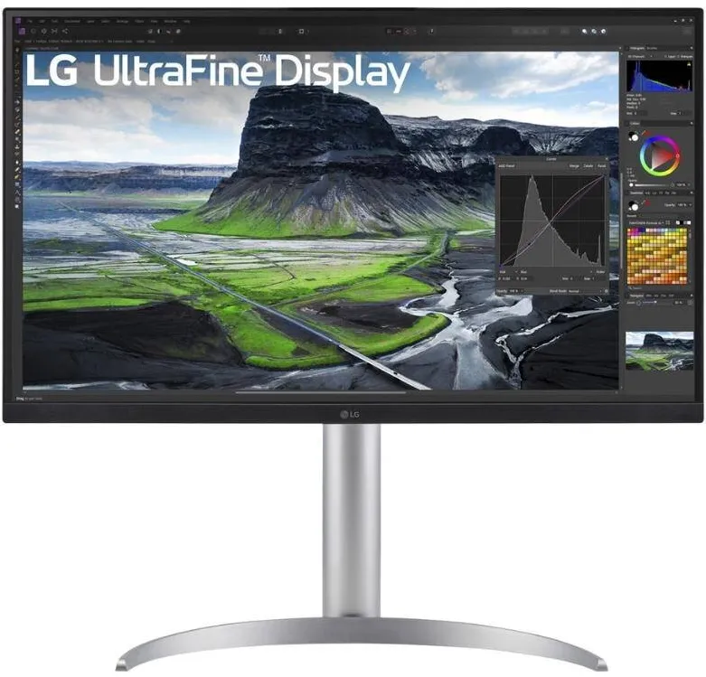 Monitor LG IPS LED 27" 27UQ850V-W, UHD (3840 x 2160), HDMI, DisplayPort, Boxe, Pivot (Alb/Argintiu)