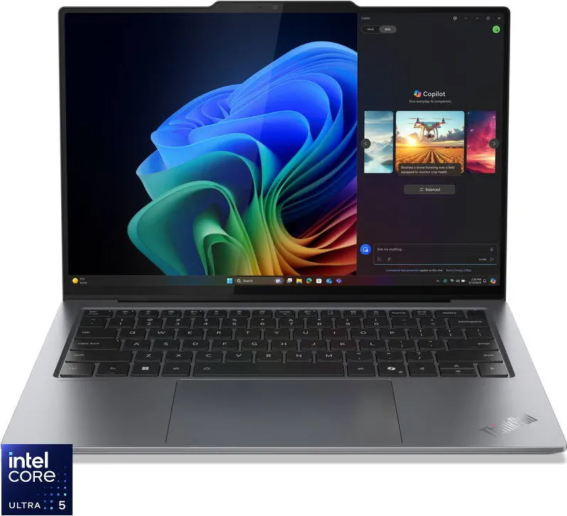Ultrabook Lenovo 14'' ThinkPad X9-14 Gen 1, WUXGA OLED, Procesor Intel Core Ultra 5 228V (8M Cache, up to 4.50 GHz), 32GB LPDDR5X, 512GB SSD, Intel Arc 130V, Win 11 Pro, Grey