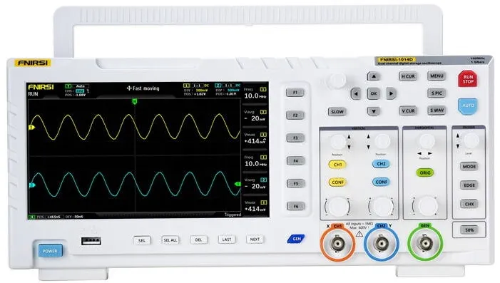 FNIRSI 1014D 2-in-1 osciloscop generator de semnal