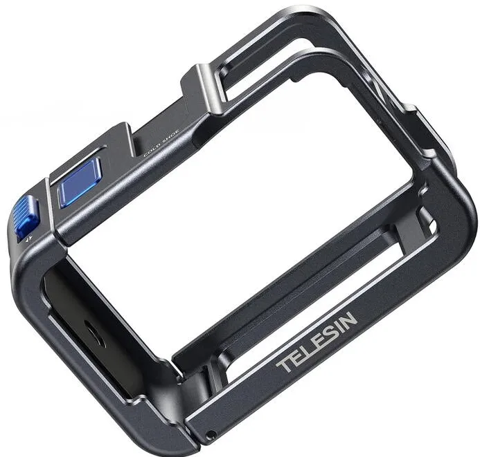 Carcasa metalica Telesin pentru DJI Osmo Action 5 negru