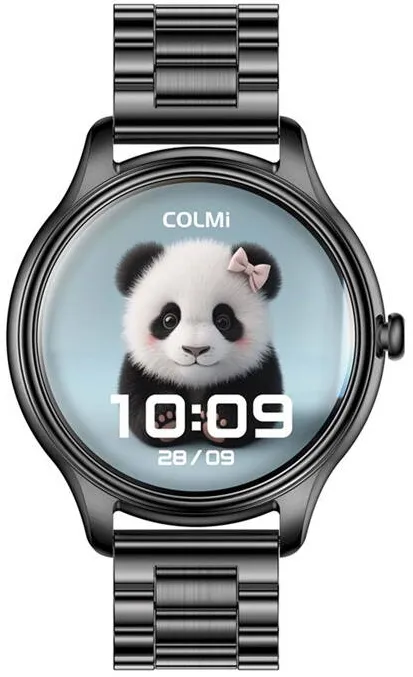 Smartwatch Colmi Smart L28 (Negru + Negru steel strap)