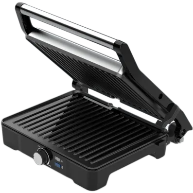 AENO Gratar electric EG2, 2000W, Negru/Argintiu
