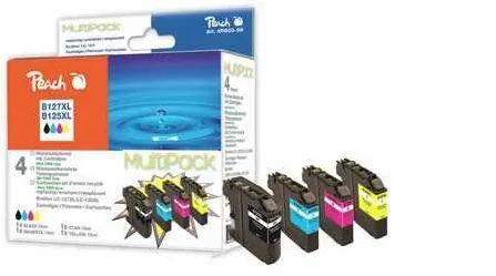 Cartus Compatibil Peach Inlocuitor Pentru Brother LC-127XLVALBP MultiPack REM,KOM