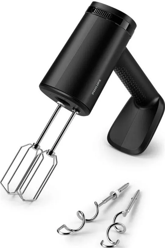 Philips Hand Mixer HR3781/00, 5000 Series, Black