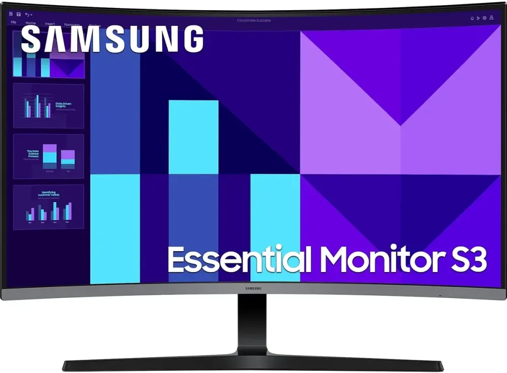 Monitor Samsung LS27D390GAUXEN 27" Curved Full HD 1920x1080/16:9/250cd/m2/4ms, HDMI, USB
