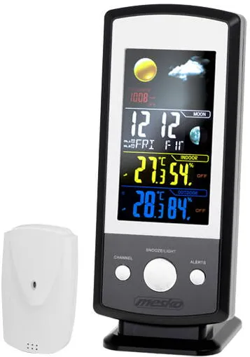 MESKO MS 1177 Weather station, Black