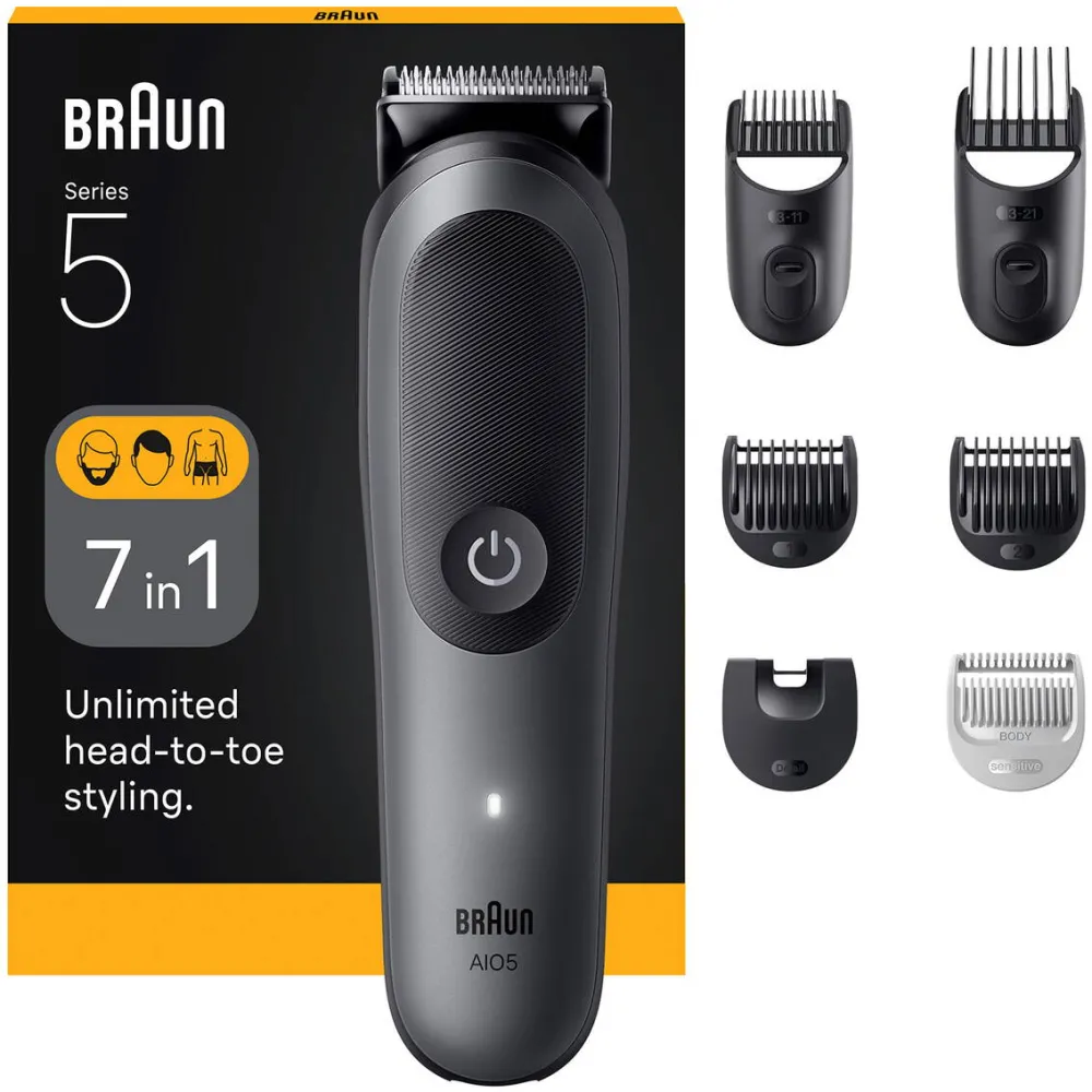 BRAUN AIO5520 All-in-one trimmer, Black
