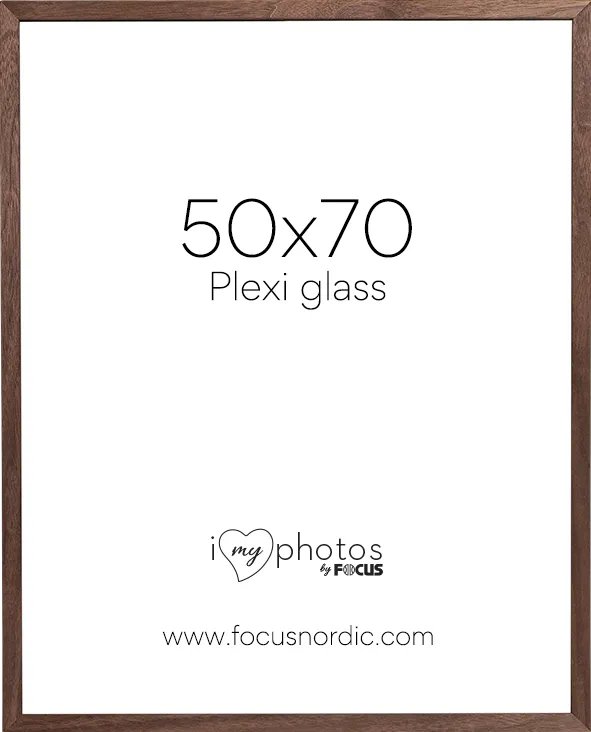 Rama foto FOCUS Soul Walnut veneer 50X70 Plexi