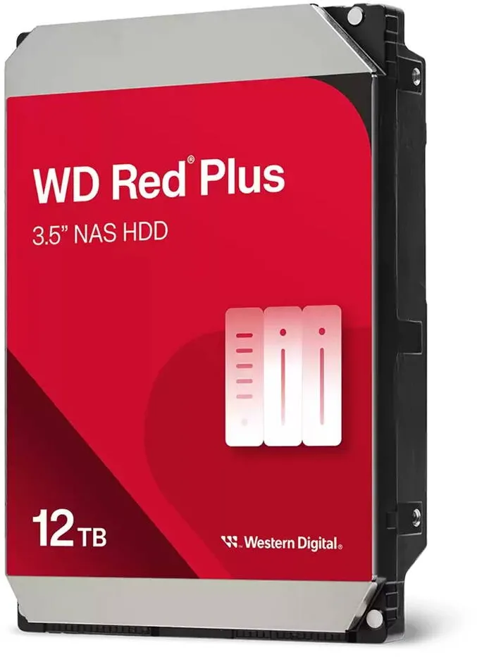 Hard Disk WD Red Plus WD120EFGX internal hard drive 12 TB 7200 RPM 512 MB 3.5" Serial ATA III