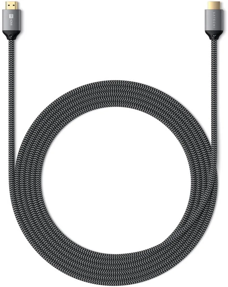 Accesoriu Retea Satechi Cabllu HDMI Satechi 8K Ultra HD High 2m, impletit, negru