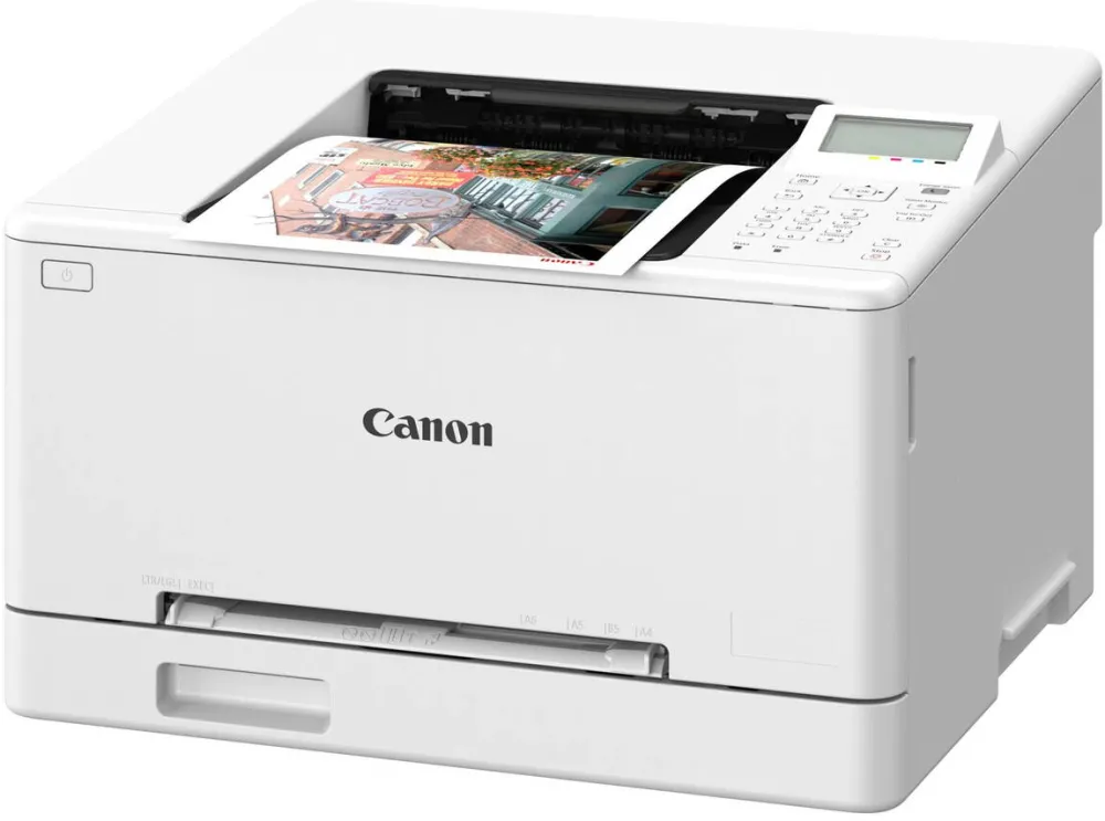 Imprimanta multifunctionala Canon Imprimanta laser color Canon I-SENSYS LBP647Cdw, duplex, 24ppm, alb