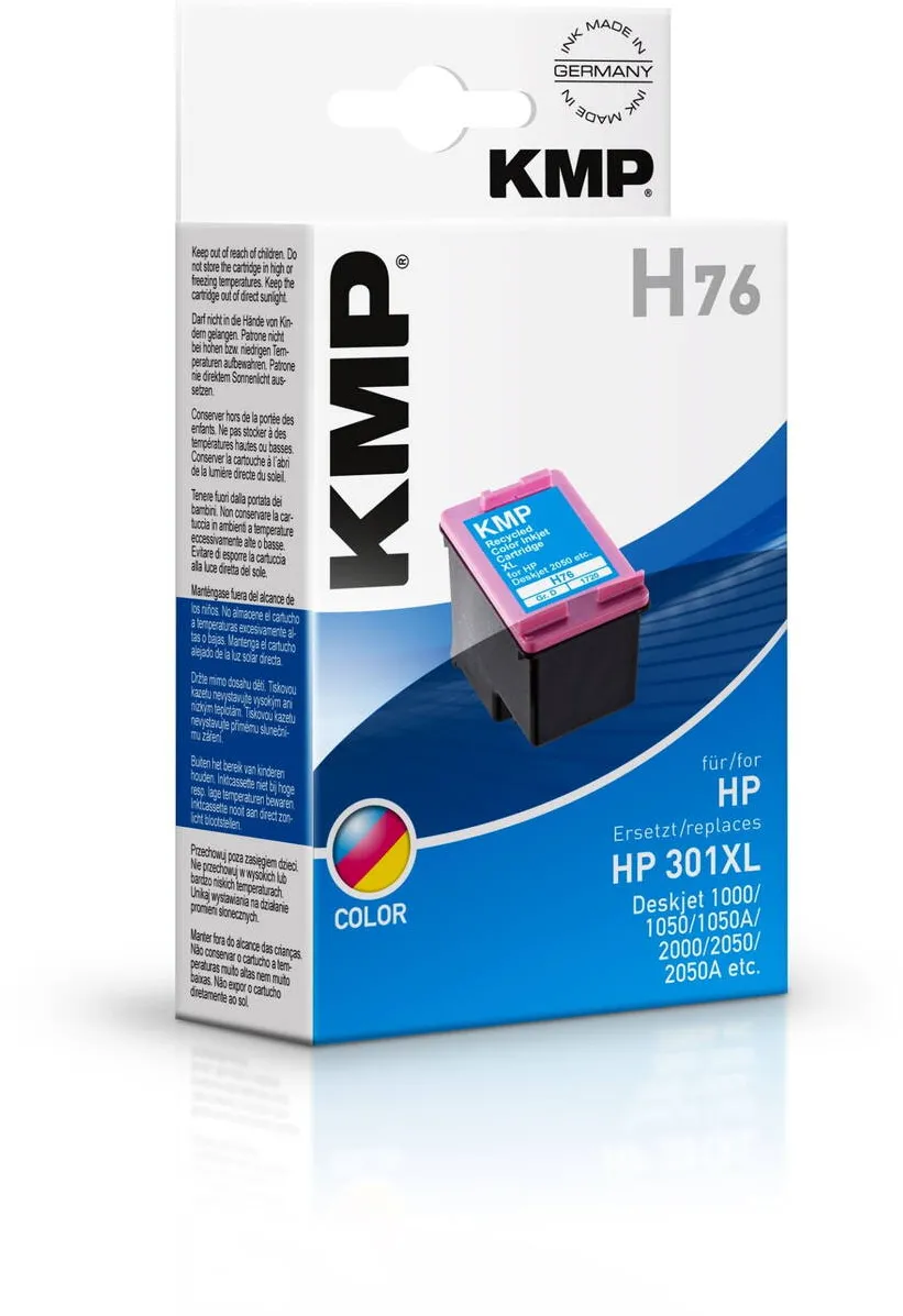 Cartus Imprimanta KMP Cartus cerneala, Kmp, Pentru HP 301 XL, Multicolor