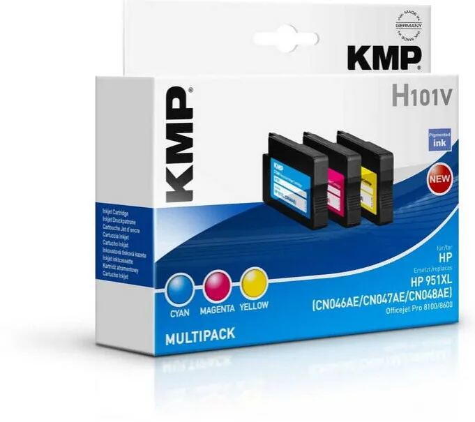 Cartus Imprimanta KMP Cerneala pentru imprimanta, KMP, Compatibil cu Officejet Pro/HP/Inkjet, Multicolor