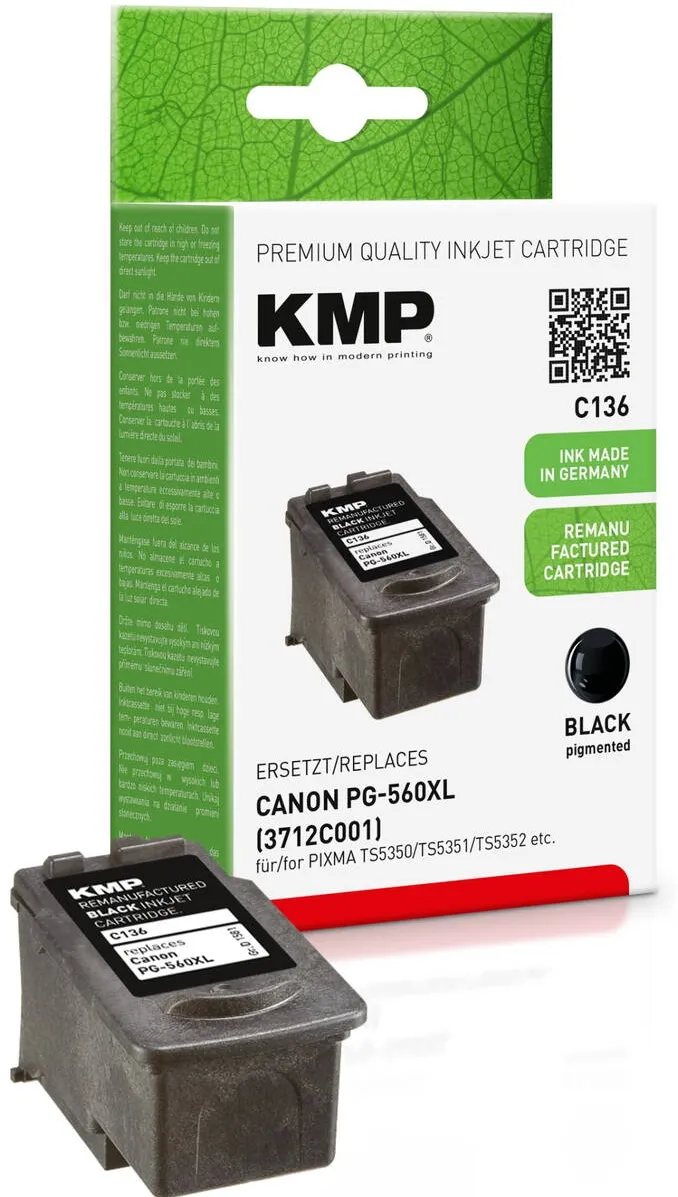 Cartus Imprimanta KMP Cartus imprimanta, Kmp, Remanufacturat, Negru