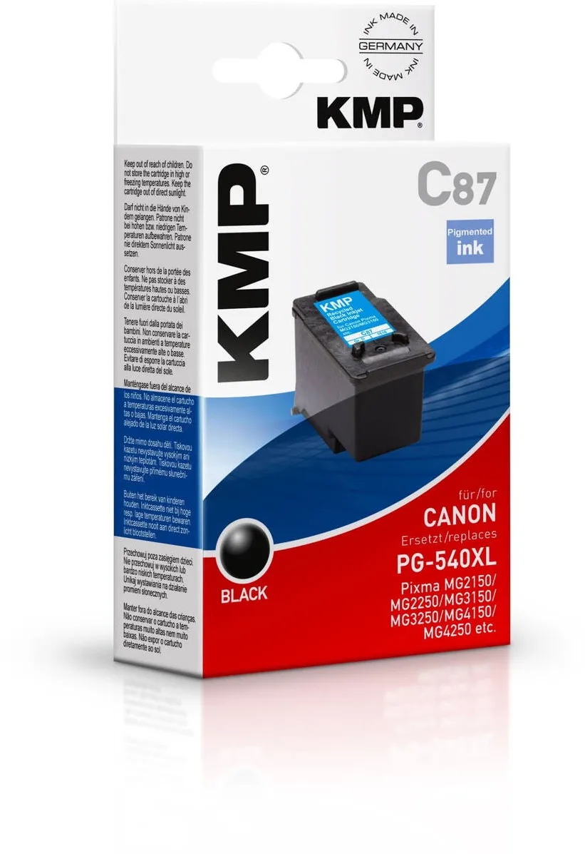 Cartus Imprimanta KMP Cartus cerneala, Kmp, Compatibil cu Canon PG 540 XL, Negru
