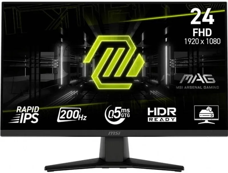 Monitor MSI Monitor LCD MSI MAG 242F 23.8", IPS, 200Hz, 0.5 ms, negru