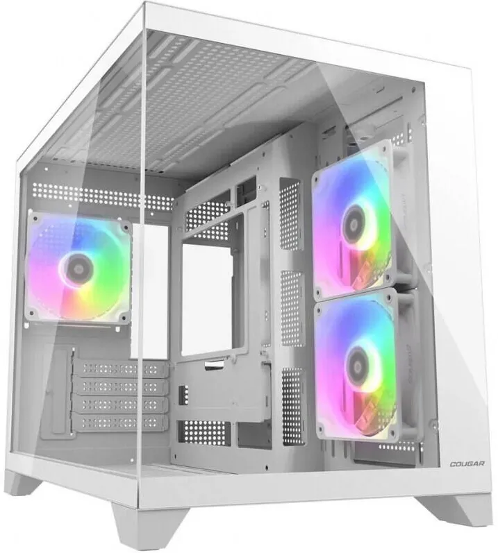 Carcasa PC Cougar Carcasa COUGAR FV150 Mini RGB, Micro ATX, alb