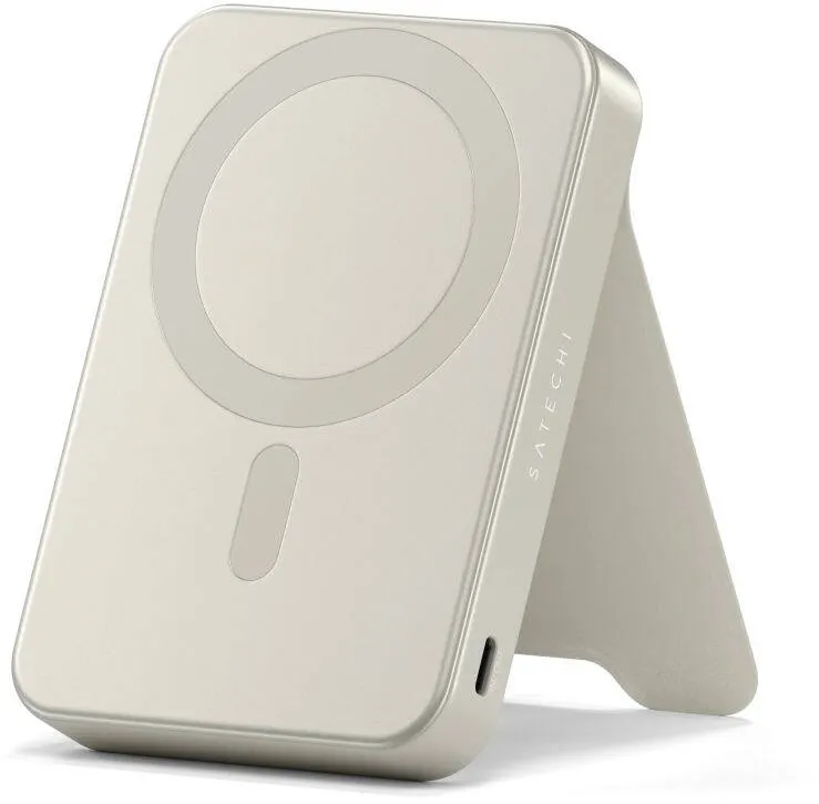 Satechi Power bank Satechi 10000mAh cu suport, culoare nisip