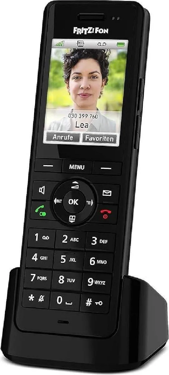 Telefon Fix FRITZ! Telefon DECT AVM FRITZ!Fon IP Phone Wireless X6 Negru