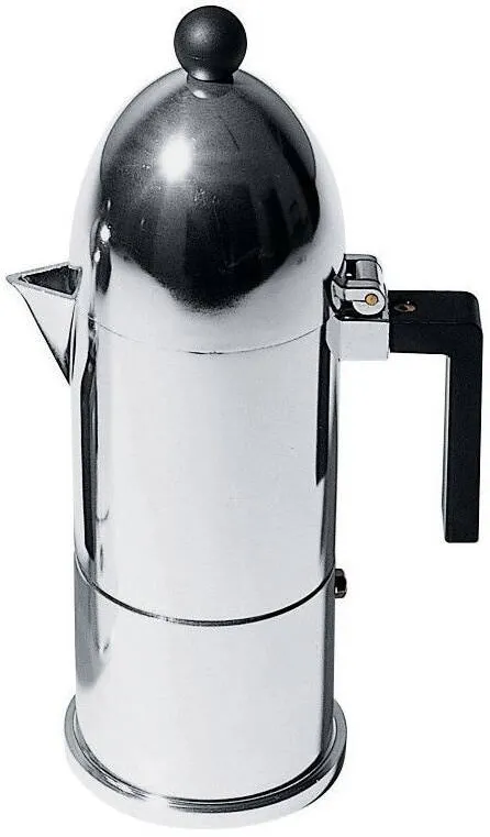 Alessi Cafetiera espresso LA CUPOLA, Aluminiu, ALESSI, 6 cesti