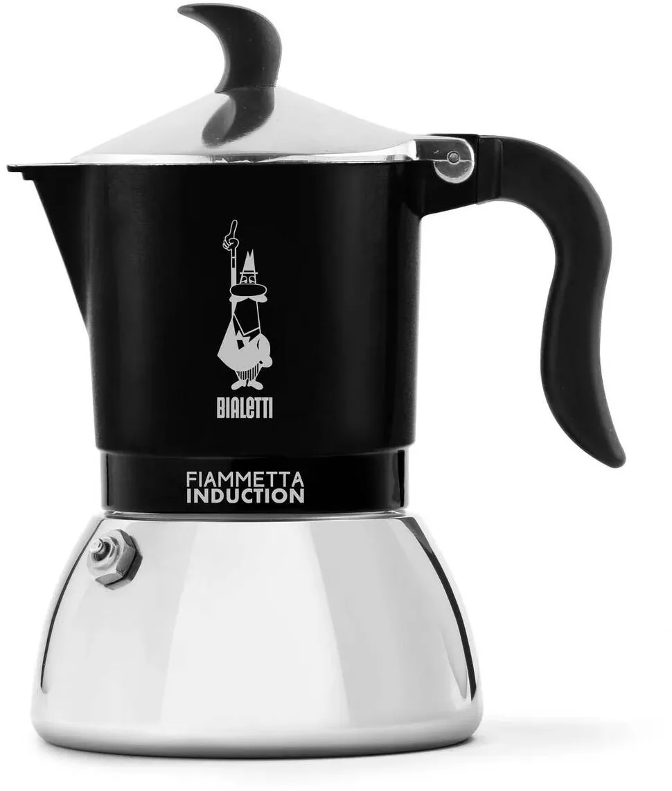 BIALETTI Filtru de cafea cu inductie, Bialetti, Fiammetta, 2 portii, Negru