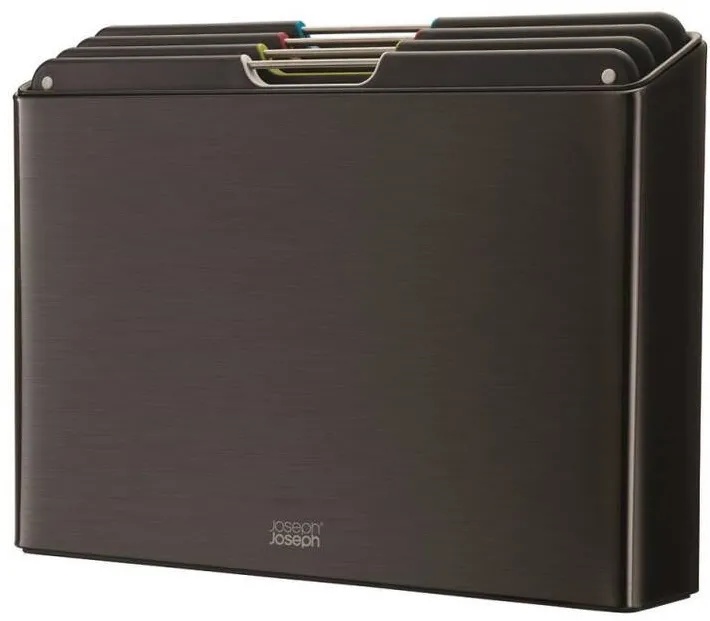 JOSEPH JOSEPH Set 4 Tocatoare Folio Carbon Black - Joseph Joseph