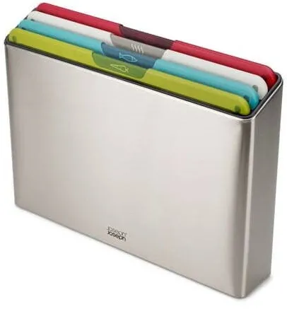 JOSEPH JOSEPH Set 4 tocatoare, Joseph Joseph, Folio, plastic, multicolor, 24x34cm, suport din inox