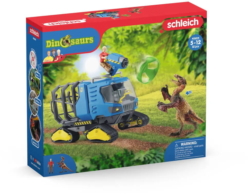 Schleich Set de joaca Schleich, Dinosaurs, Track Vehicle