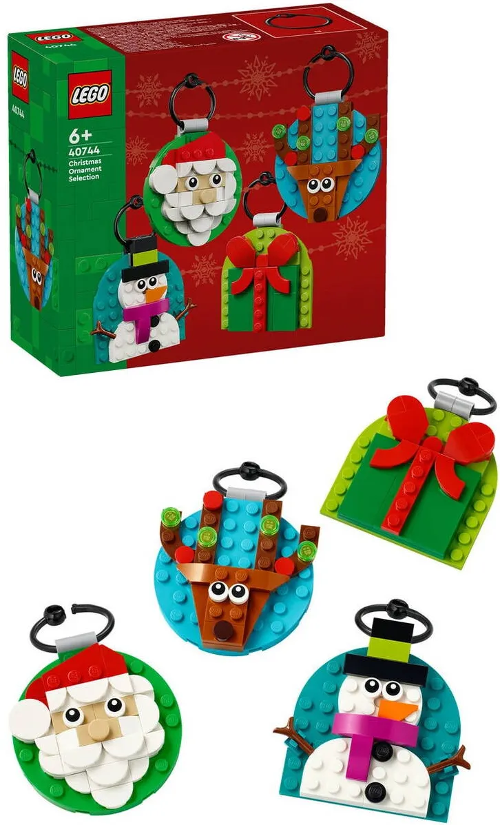LEGO® - Selectie de ornamente de Craciun 40744, 153 piese