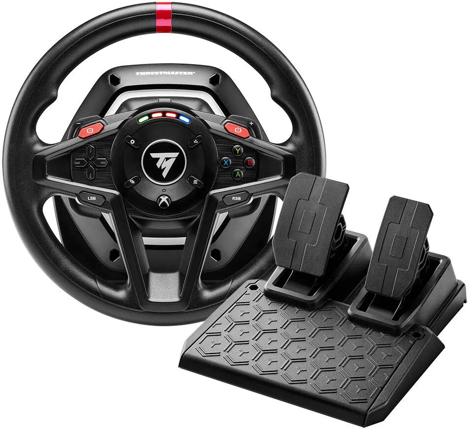 Volan THRUSTMASTER Set volan + pedale, Thrustmaster, Negru