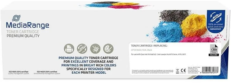 Toner imprimanta MediaRange Toner imprimanta laser, negru, set CF350A/130A
