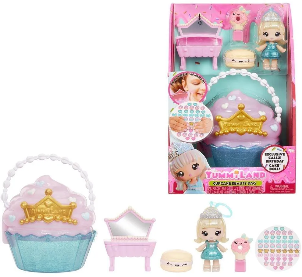 Mga Set Papusa/Luciu de buze, Yummiland MGA Cupcake, multicolor,